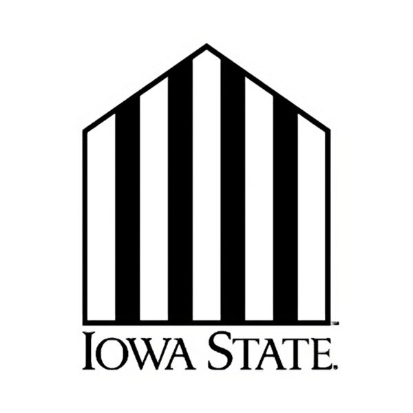 Vintage 5-Bar Black & White Vinyl Decal (3"x3")